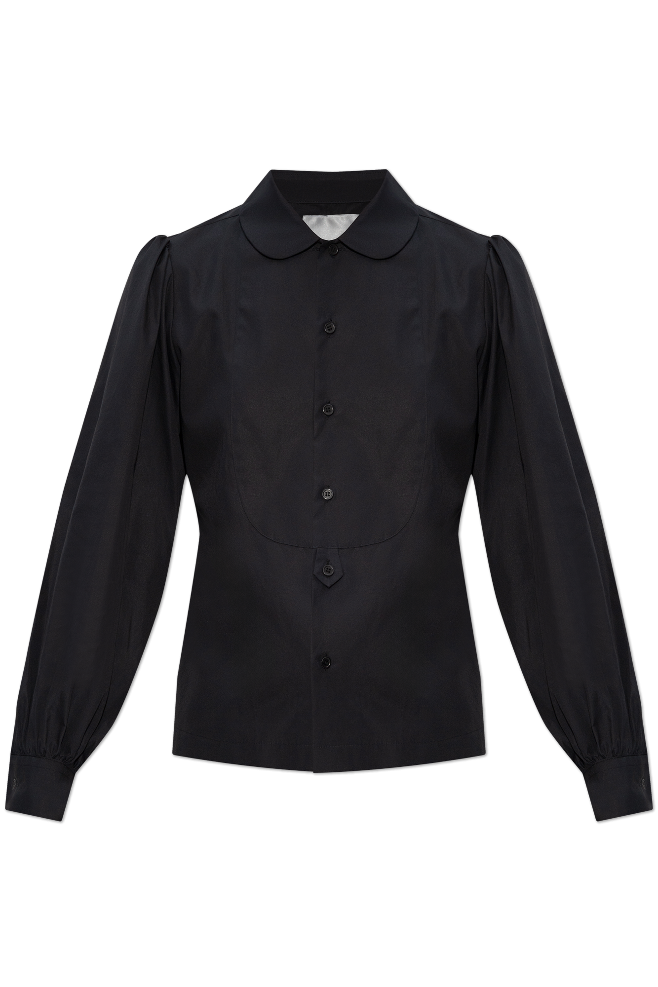 Comme des outlet garcons noir kei ninomiya shirt